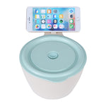 Bol de nouilles instantanées en fibre de blé créatif et pratique, boîte à déjeuner scellée avec support pour téléphone portable, rose, bleu, vert