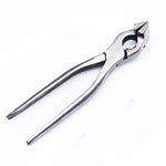 Pince pour boîte supérieure, outils pour fabrication de cuir, bagages, sacs à main, portefeuilles, sac à dos, tête droite, tête coudée