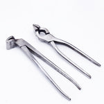 Pince pour boîte supérieure, outils pour fabrication de cuir, bagages, sacs à main, portefeuilles, sac à dos, tête droite, tête coudée