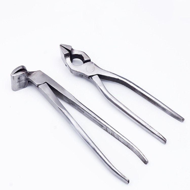 Pince pour boîte supérieure, outils pour fabrication de cuir, bagages, sacs à main, portefeuilles, sac à dos, tête droite, tête coudée