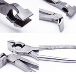 Pince pour boîte supérieure, outils pour fabrication de cuir, bagages, sacs à main, portefeuilles, sac à dos, tête droite, tête coudée
