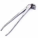 Pince pour boîte supérieure, outils pour fabrication de cuir, bagages, sacs à main, portefeuilles, sac à dos, tête droite, tête coudée