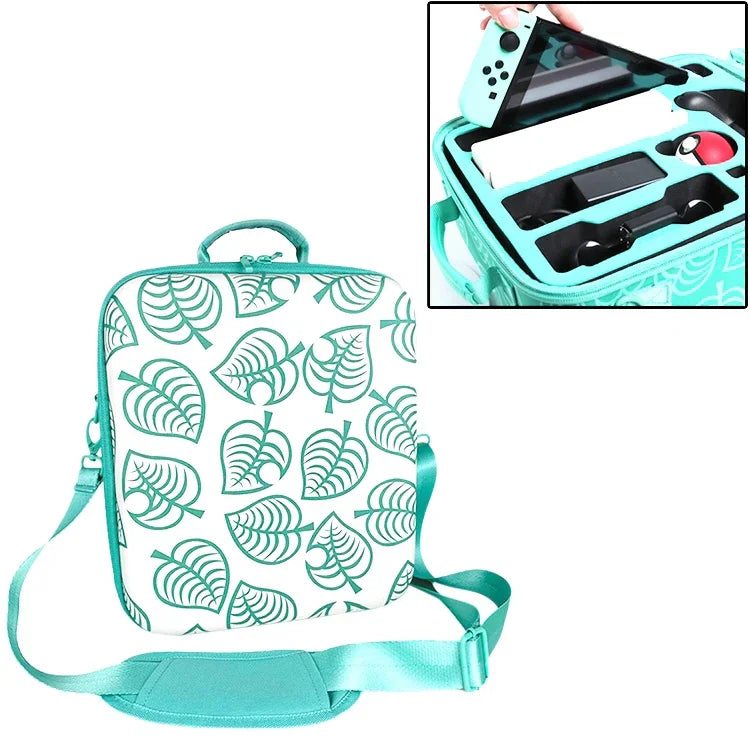 Sac de rangement pour console Switch sur le thème des amis de la forêt, section verticale A