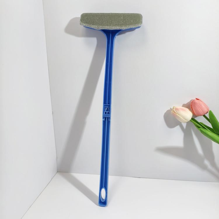 Brosse d'écran détachable à long manche, nettoyeur de filet anti-vol, brosse de nettoyage multifonctionnelle pour écran de rainure de dépoussiérage