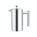 Cafetière à piston en acier inoxydable 304, pot à thé fait à la main, 350 ml, 800 ml, 1000 ml