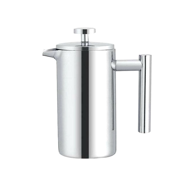 Cafetière à piston en acier inoxydable 304, pot à thé fait à la main, 350 ml, 800 ml, 1000 ml