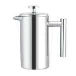 Cafetière à piston en acier inoxydable 304, pot à thé fait à la main, 350 ml, 800 ml, 1000 ml