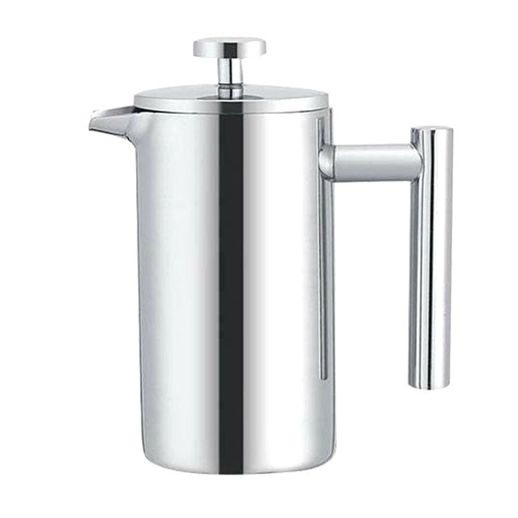 Cafetière à piston en acier inoxydable 304, pot à thé fait à la main, 350 ml, 800 ml, 1000 ml