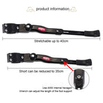 Support de voiture à support unique en alliage d'aluminium de 26 pouces pour VTT, support de stationnement, noir de 26 pouces