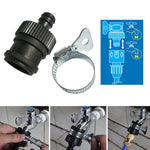 2 raccords de robinet universels pour pistolet de lavage de voiture, joint de serrage de jardin, raccord de robinet