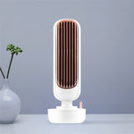 Ventilateur tour humidificateur rétro USB sans pales, refroidisseur à pulvérisation d'eau, ventilateur de bureau humidificateur