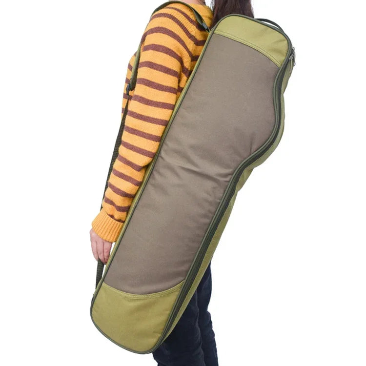 Sac de pêche simple en tissu Oxford pour l'extérieur, sac de canne à pêche, taille : 80x20x10cm, sac de canne à pêche