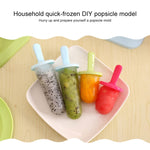 Boîte créative de fabrication de glace DIY d'été Moule à sucettes glacées, sucettes glacées, gelée
