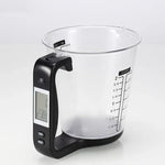 Balance électronique de cuisine 1000g / 1g, verre doseur électronique pour pâtisserie DIY, Rouge, Noir