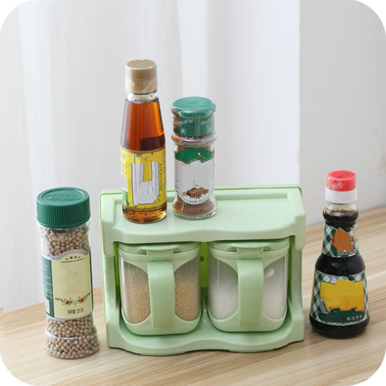 Boîte à assaisonnement en plastique, support à assaisonnement combiné multifonctionnel, fournitures de cuisine, une grille, deux grilles, trois grilles, quatre grilles