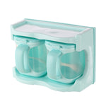 Boîte à assaisonnement en plastique, support à assaisonnement combiné multifonctionnel, fournitures de cuisine, une grille, deux grilles, trois grilles, quatre grilles