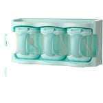 Boîte à assaisonnement en plastique, support à assaisonnement combiné multifonctionnel, fournitures de cuisine, une grille, deux grilles, trois grilles, quatre grilles