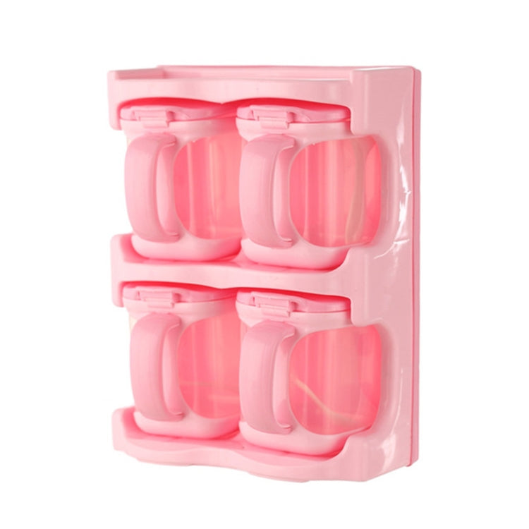Boîte à assaisonnement en plastique, support à assaisonnement combiné multifonctionnel, fournitures de cuisine, une grille, deux grilles, trois grilles, quatre grilles
