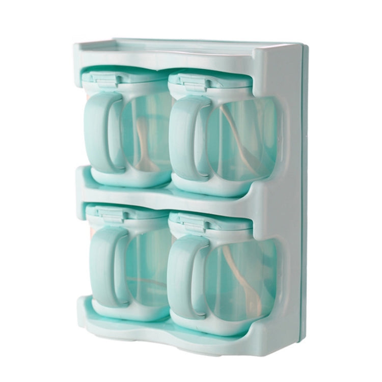Boîte à assaisonnement en plastique, support à assaisonnement combiné multifonctionnel, fournitures de cuisine, une grille, deux grilles, trois grilles, quatre grilles