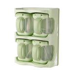 Boîte à assaisonnement en plastique, support à assaisonnement combiné multifonctionnel, fournitures de cuisine, une grille, deux grilles, trois grilles, quatre grilles