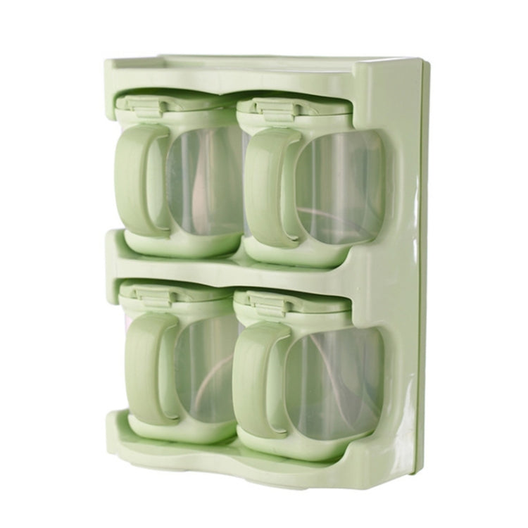 Boîte à assaisonnement en plastique, support à assaisonnement combiné multifonctionnel, fournitures de cuisine, une grille, deux grilles, trois grilles, quatre grilles