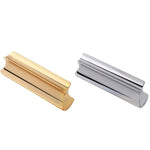 Bloc de slide pour guitare folk en alliage de zinc massif, métal 70 mm (argent), métal 70 mm (or)