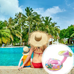 Anneau de natation gonflable en PVC écologique pour enfants en forme de champignon avec protection solaire, champignon (bleu), champignon (rose)