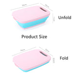 Planche à découper pliante 9 en 1 en plastique multifonctionnelle pour la maison, antibactérienne et anti-moisissure, avec couteaux inclus