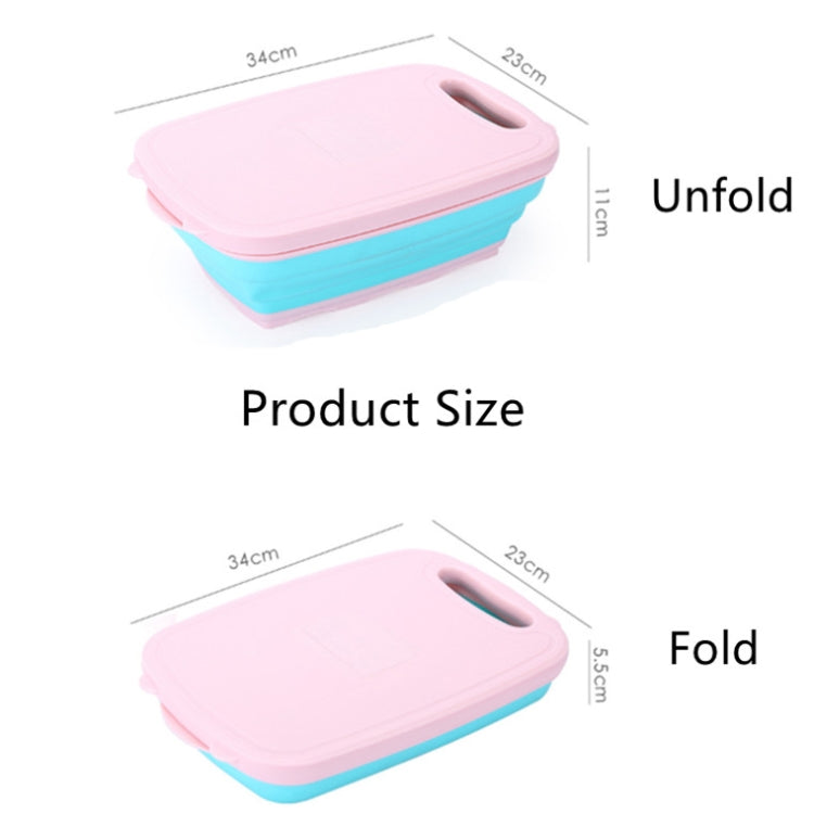 Planche à découper pliante 9 en 1 en plastique multifonctionnelle pour la maison, antibactérienne et anti-moisissure, avec couteaux inclus