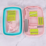 Planche à découper pliante 9 en 1 en plastique multifonctionnelle pour la maison, antibactérienne et anti-moisissure, avec couteaux inclus