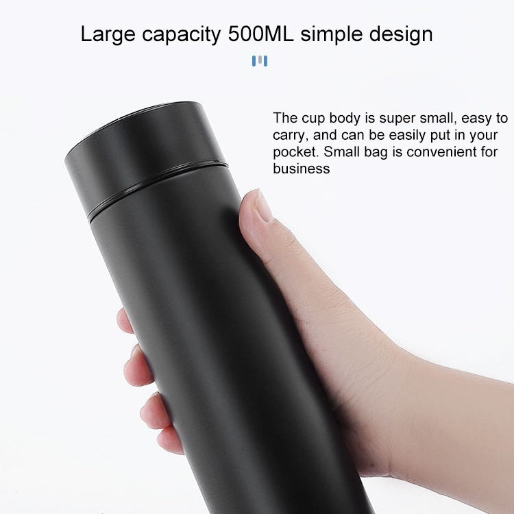 Bouteille Isotherme Intelligente en Acier Inoxydable 304 avec Affichage de Température, Tasse d'Affaires Créative de Haute Qualité pour Étudiants (Hommes et Femmes)