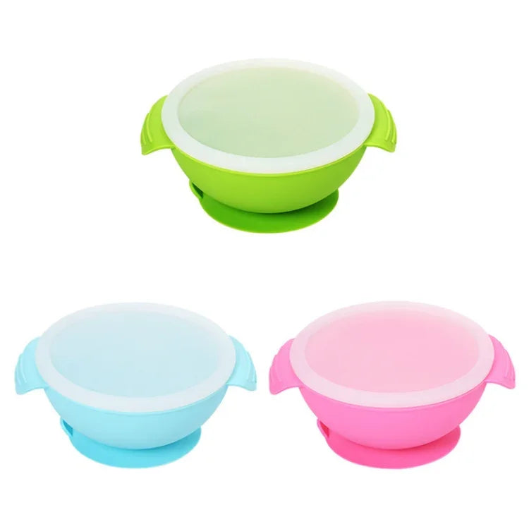 Bol en silicone de qualité alimentaire, anti-chute, antidérapant, pour bébé, avec ventouse, TBD0426387601C, TBD0426387601A, TBD0426387601B