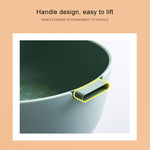 Casserole de riz de cuisine, panier de vidange double-plat en plastique pour légumes, panier de fruits, forme en U vert clair, forme en U rouge foncé, forme en U gris clair, forme en O vert clair, forme en O rouge foncé