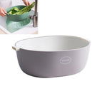 Casserole de riz de cuisine, panier de vidange double-plat en plastique pour légumes, panier de fruits, forme en U vert clair, forme en U rouge foncé, forme en U gris clair, forme en O vert clair, forme en O rouge foncé