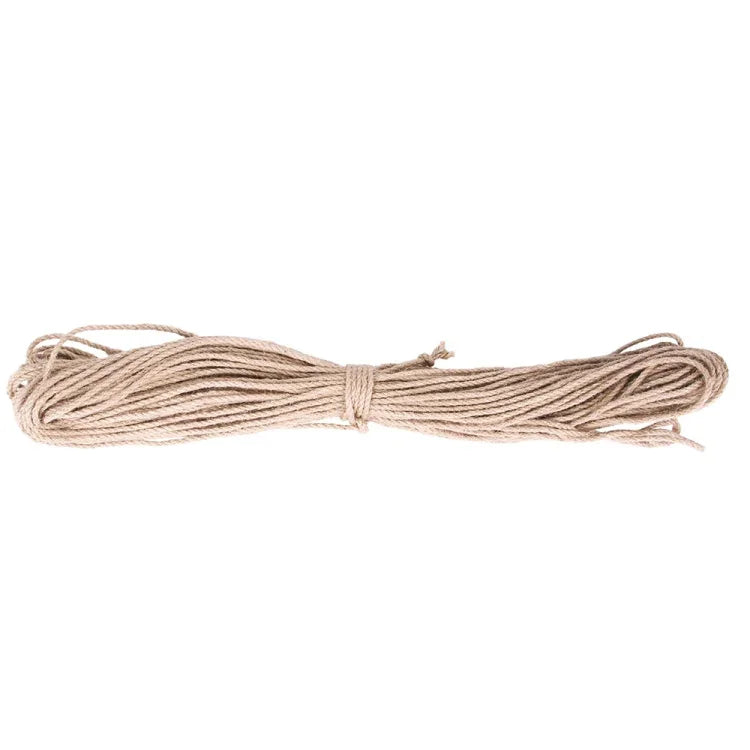 Accessoires pour animaux de compagnie : corde de chanvre pour griffoir pour chat, corde d'épée pour protéger les jouets à saisir pour chat, matériaux à saisir, 3 pièces de 10m, 30m, 50m, 10m