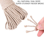 Accessoires pour animaux de compagnie : corde de chanvre pour griffoir pour chat, corde d'épée pour protéger les jouets à saisir pour chat, matériaux à saisir, 3 pièces de 10m, 30m, 50m, 10m