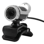 HXSJ A859 Caméra réseau 480P pour ordinateur, caméra vidéo USB avec microphone intégré absorbant le son, rouge, noir, noir sans fonction appareil photo, rouge sans fonction appareil photo