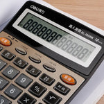 Calculatrice vocale Deli 1559N Calculatrice multifonction bureau finance 12 chiffres, 1559N