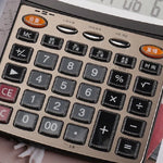 Calculatrice vocale Deli 1559N Calculatrice multifonction bureau finance 12 chiffres, 1559N