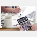 Calculatrice vocale Deli 1559N Calculatrice multifonction bureau finance 12 chiffres, 1559N