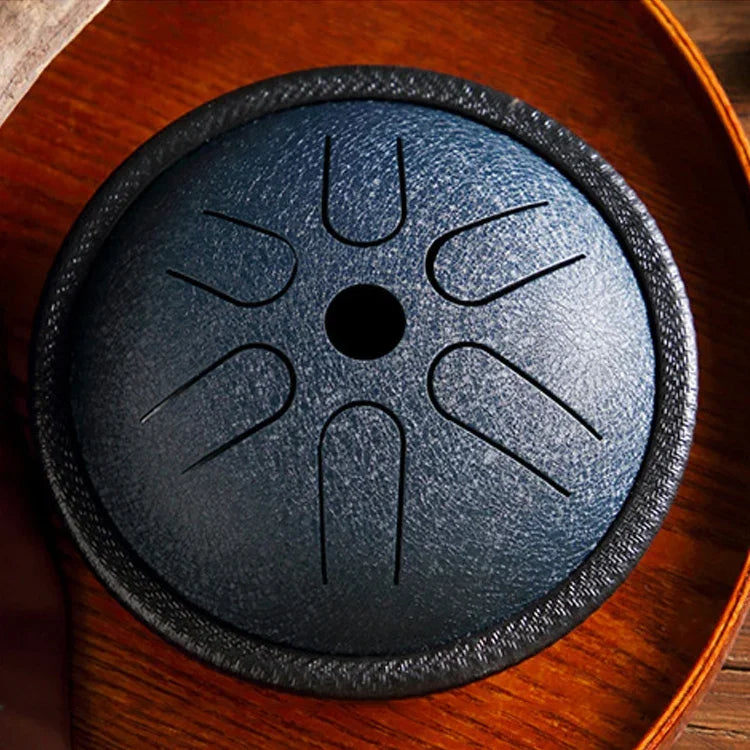 Tambour de poche de 5,5 pouces, instrument de percussion éthéré pour les loisirs et les voyages