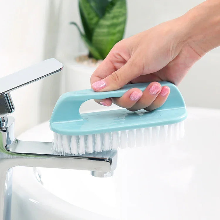 Brosse à poils souples en plastique, brosse de nettoyage multifonctionnelle pour la maison, couleur aléatoire, 10 PCS brosse de nettoyage
