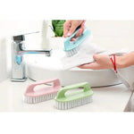 Brosse à poils souples en plastique, brosse de nettoyage multifonctionnelle pour la maison, couleur aléatoire, 10 PCS brosse de nettoyage