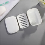 Porte-savon pour drain de salle de bain, boîte à savon de voyage en plastique scellée, porte-savon
