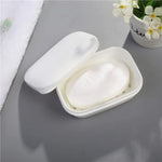 Porte-savon pour drain de salle de bain, boîte à savon de voyage en plastique scellée, porte-savon