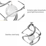 Lampe Solaire Carillon Éolien Extérieur Étanche Décoration de Jardin Lampe Suspendue, Petite Boule