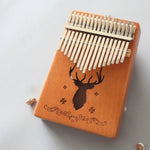 Kalimba portable à 17 tons, Acajou - Cerf classique, Bambou - Cerf classique, Acajou - Dieu soleil, Acajou - Étoile à six branches, Acajou - Bleu (Cerf classique), Épicéa - Cerf classique, Blanc - Cerf, Acacia - Cerf classique, Sapelli - Cerf classique...