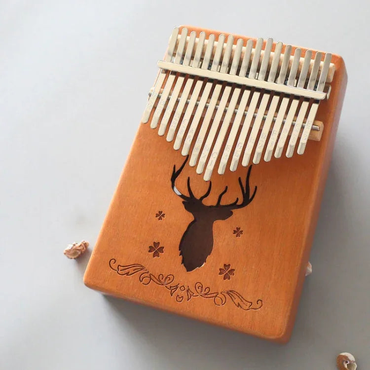 Kalimba portable à 17 tons, Acajou - Cerf classique, Bambou - Cerf classique, Acajou - Dieu soleil, Acajou - Étoile à six branches, Acajou - Bleu (Cerf classique), Épicéa - Cerf classique, Blanc - Cerf, Acacia - Cerf classique, Sapelli - Cerf classique...