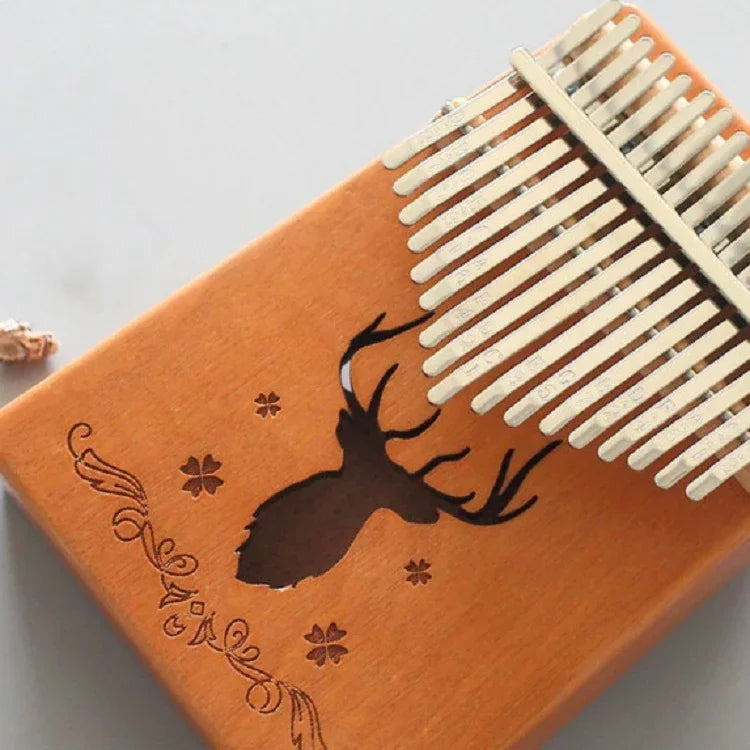 Kalimba portable à 17 tons, Acajou - Cerf classique, Bambou - Cerf classique, Acajou - Dieu soleil, Acajou - Étoile à six branches, Acajou - Bleu (Cerf classique), Épicéa - Cerf classique, Blanc - Cerf, Acacia - Cerf classique, Sapelli - Cerf classique...