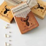 Kalimba portable à 17 tons, Acajou - Cerf classique, Bambou - Cerf classique, Acajou - Dieu soleil, Acajou - Étoile à six branches, Acajou - Bleu (Cerf classique), Épicéa - Cerf classique, Blanc - Cerf, Acacia - Cerf classique, Sapelli - Cerf classique...
